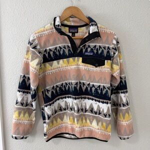 Patagonia Women's Lightweight Synchilla® Snap-T® Pullover in Bandicoot Marrow XS